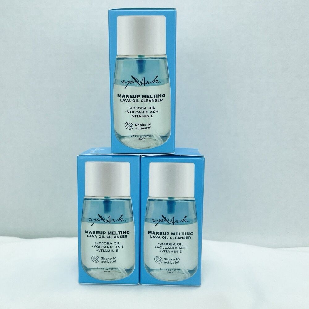 3 Pack LA SPLASH Makeup Melting Lava Oil Cleanser - 2.11 fl Oz - NEW